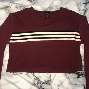 rue 21 long sleeve crop top
